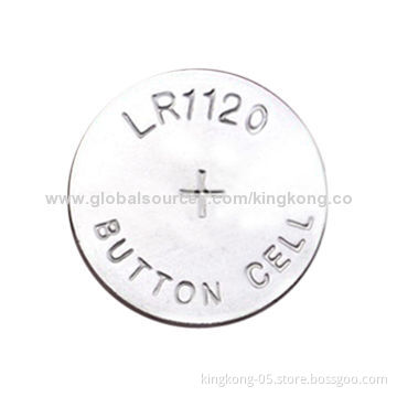 LR1120 Button-cell Battery AG Series AG8, 1.5V Voltage, 2.05mm Height